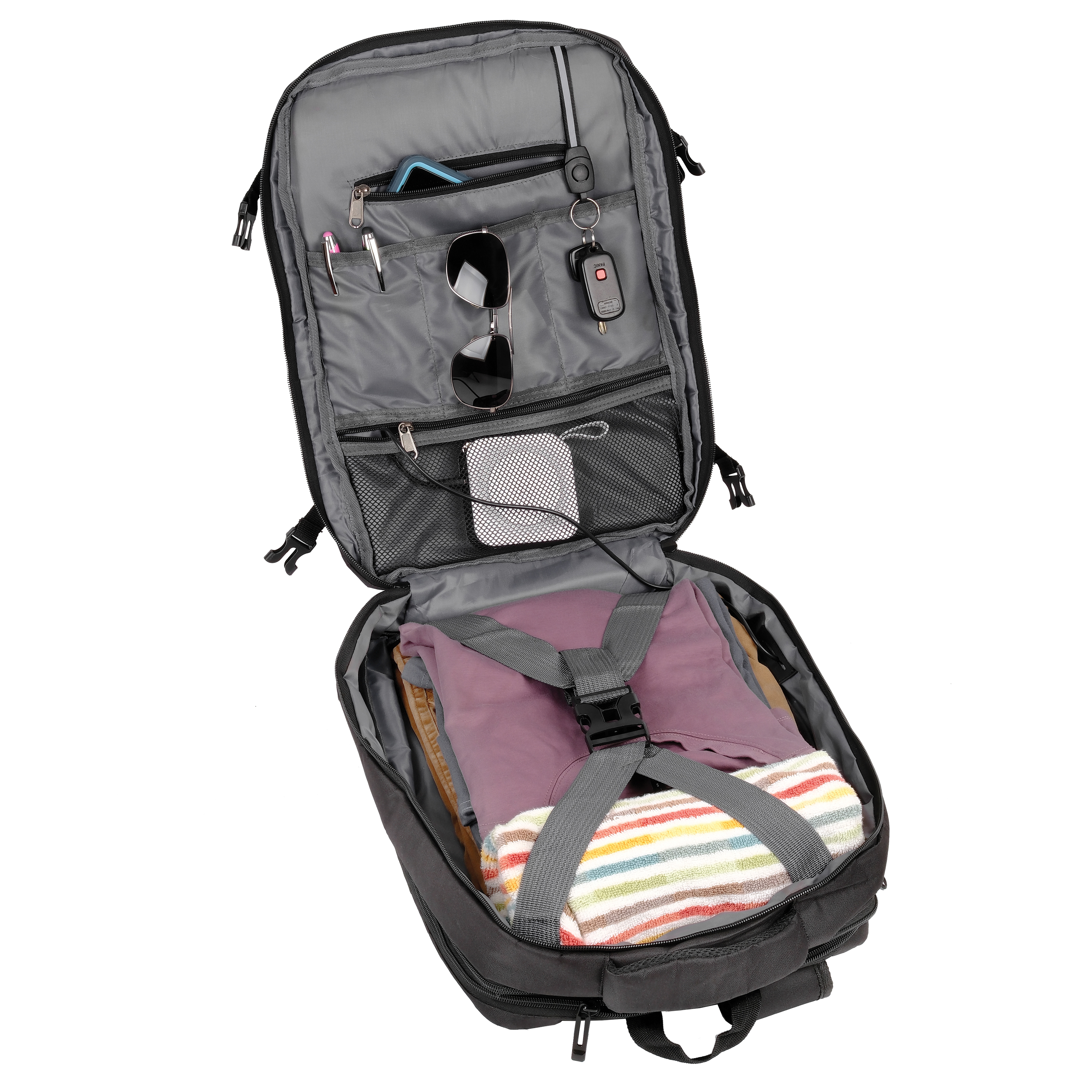 Qanta Tech Oxford Overnighter Backpack 1
