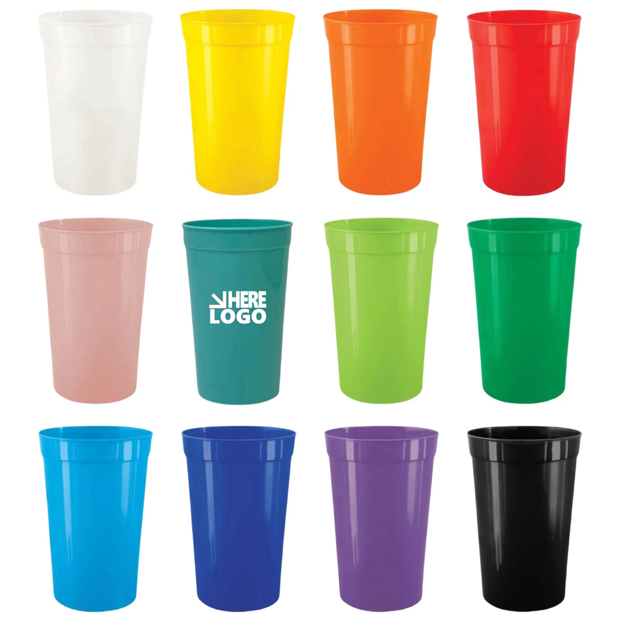 Reusable Plastic Stadium Cups