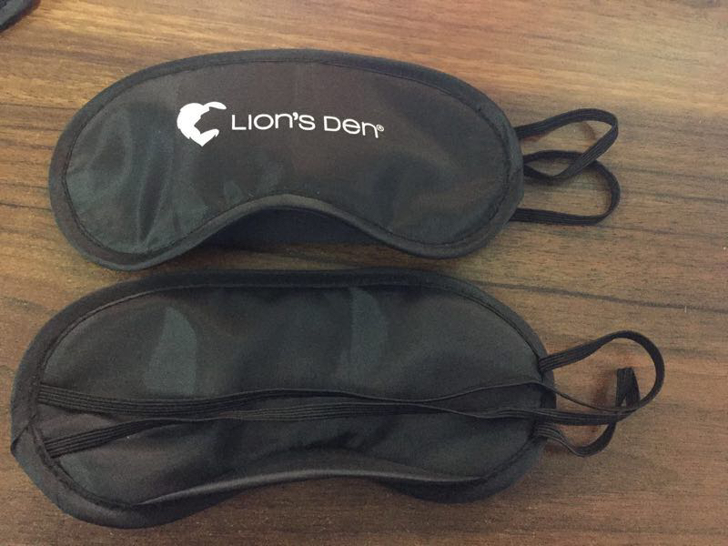 Polyester Taffeta Eye Mask 2