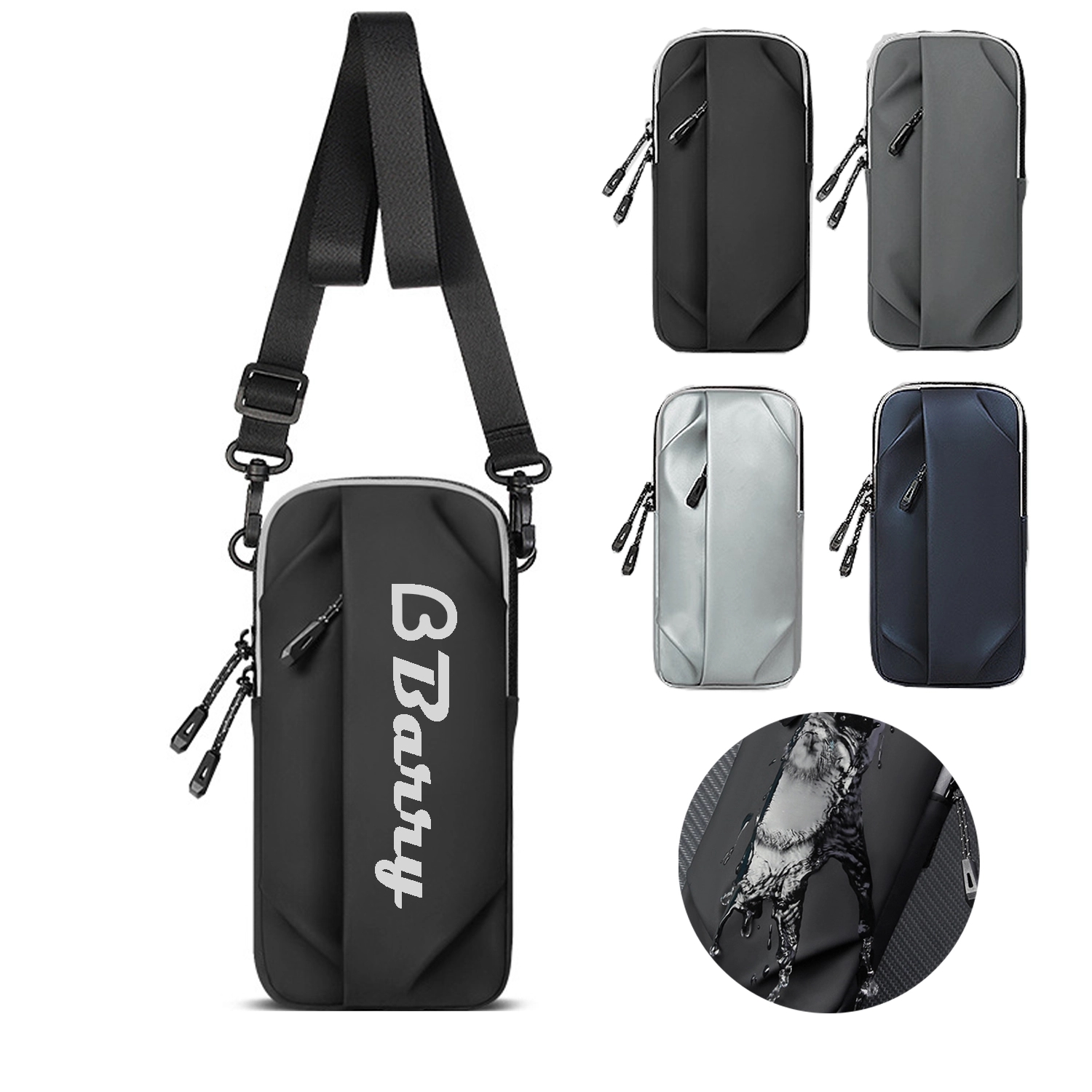 Waterproof Pu Leather Arm Bag 1