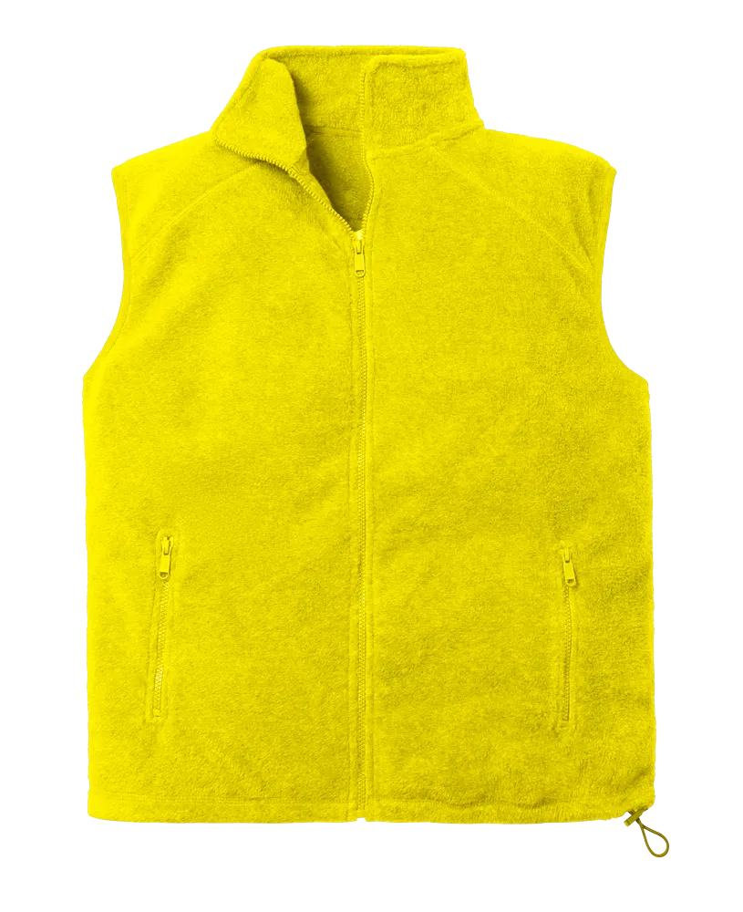 Adult Micro Fleece Zip Front Vest 86