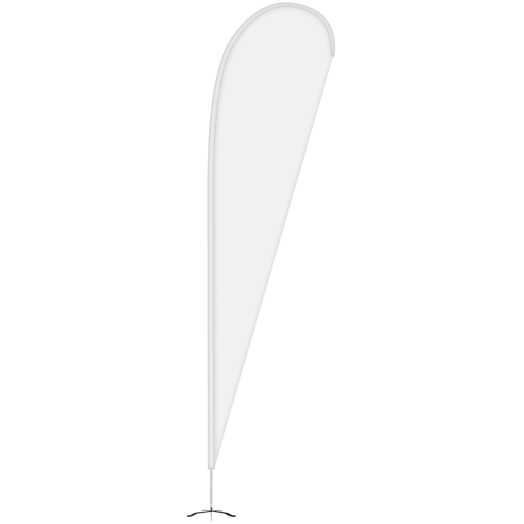 15' Double Sided Teardrop Banner w/ Premium Hardware & Cross Base 6