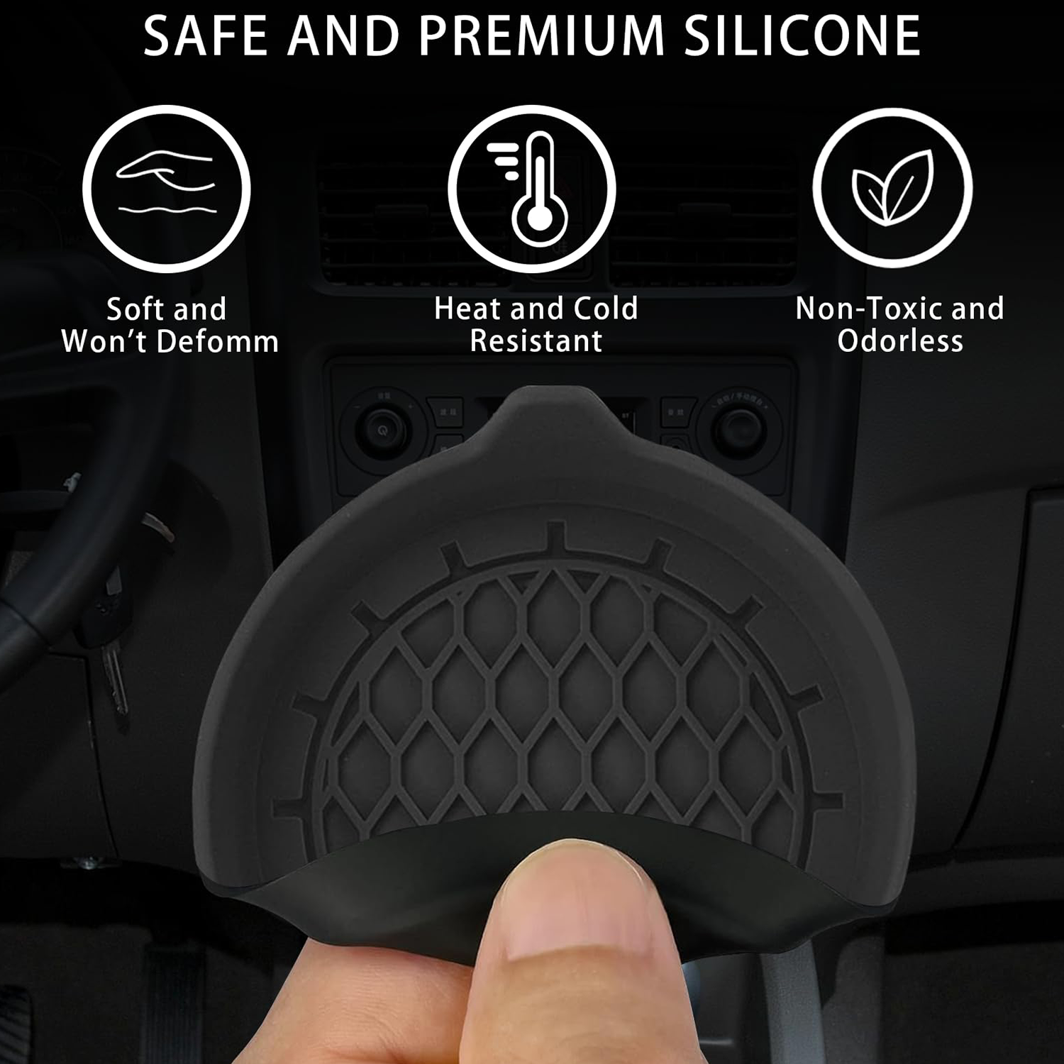 Set of 4 Car Cup Mat 4