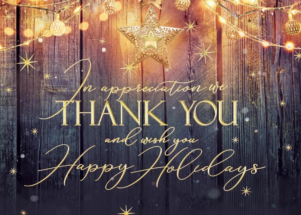 Rustic Glow Holiday Cards 1