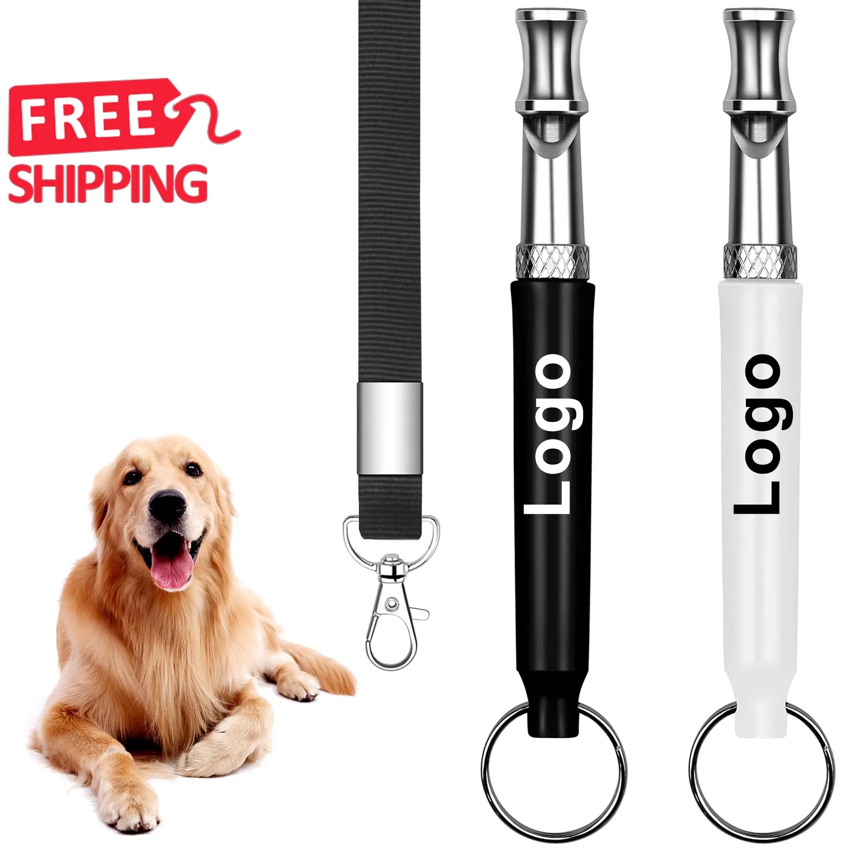 Adjustable Ultrasonic Dog Training Whistle 2