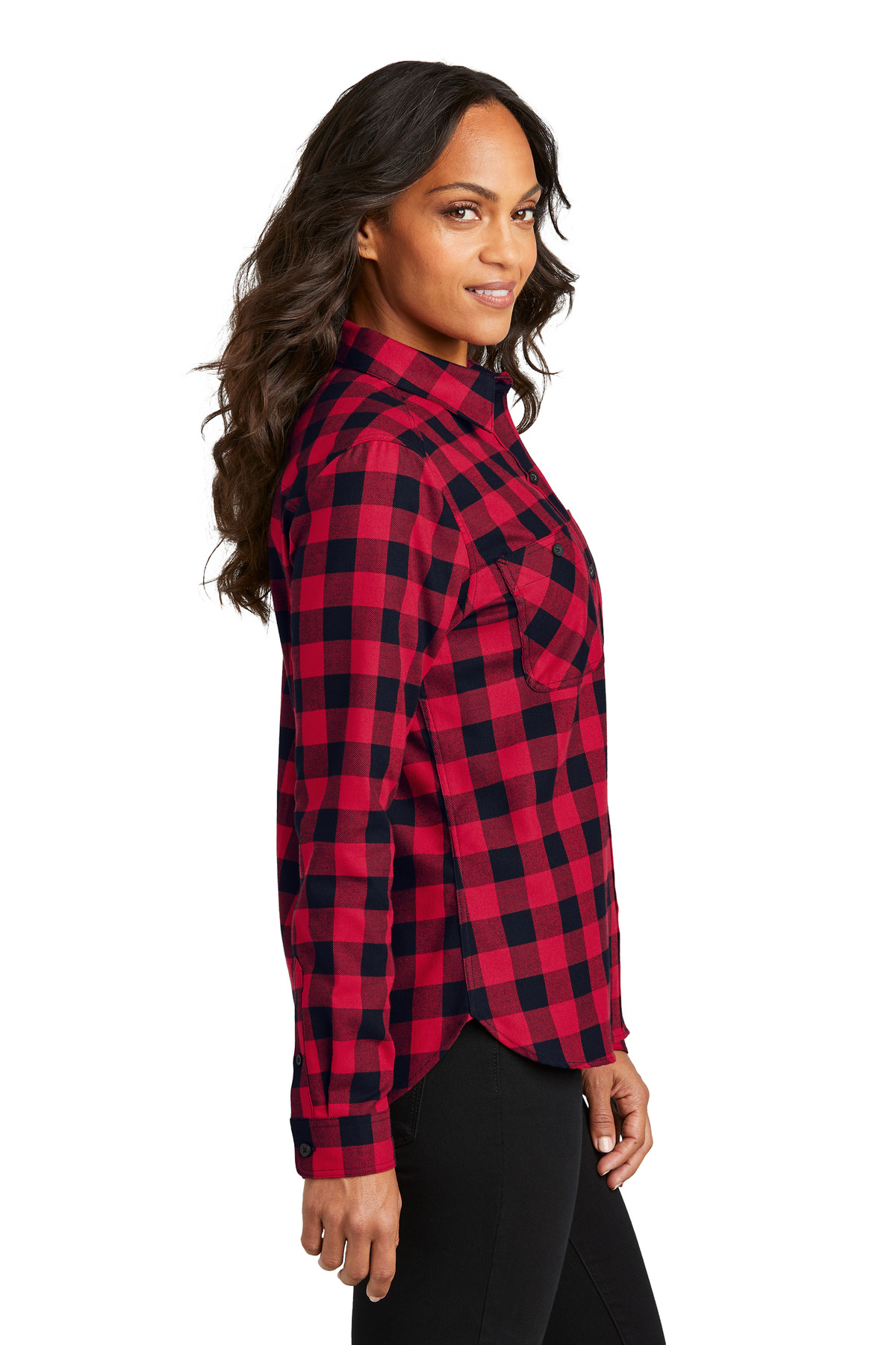 Port Authority Women's Plaid Flannel Shirt LW669 35
