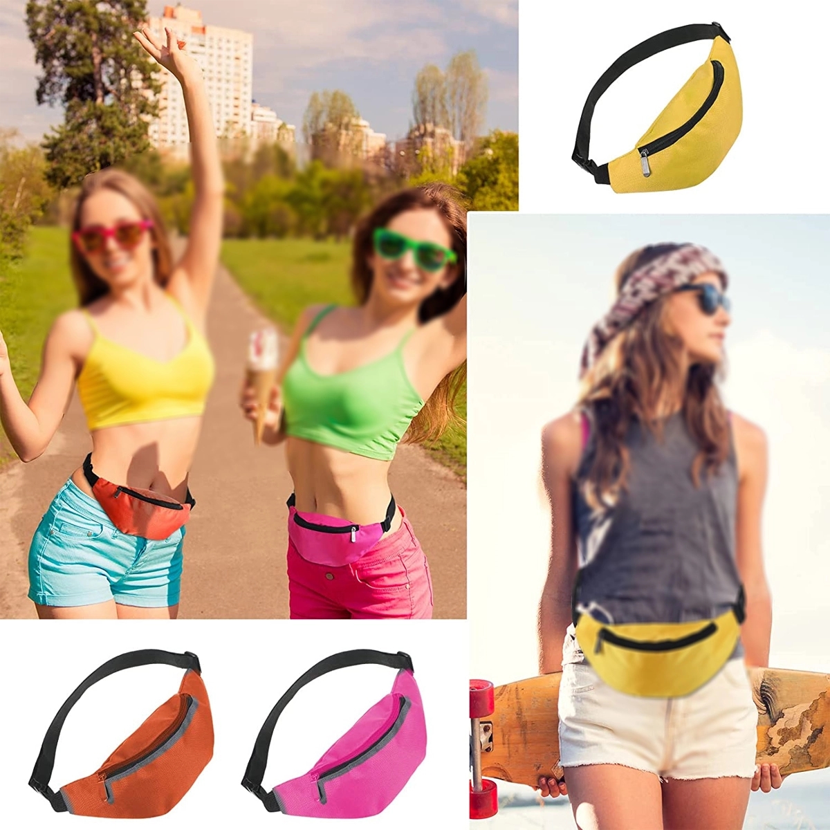 Adjustable Neon Fanny Pack 2