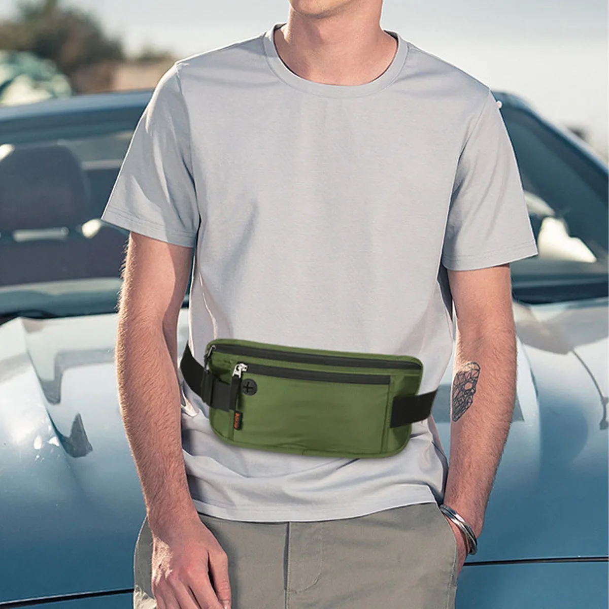 Slim Passport Holder RFID Blocking Travel Pouch 3