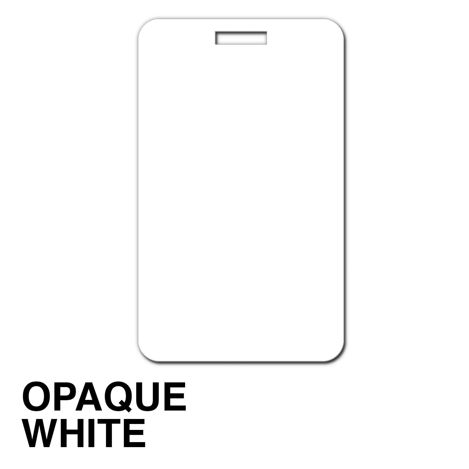 Large Rectangle Laminated Event Badge - Full Color 3