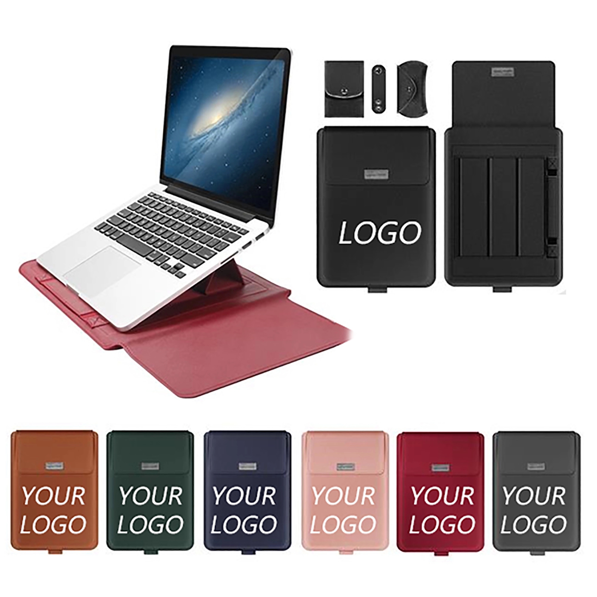 Laptop Sleeve Bag With Stand MOQ 50PCS 2