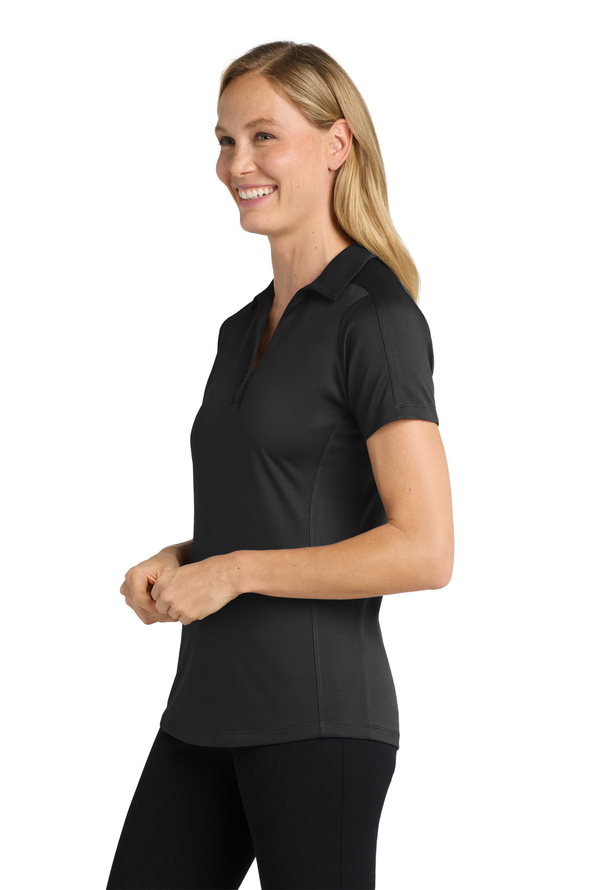 Women's Diamond Jacquard Polo