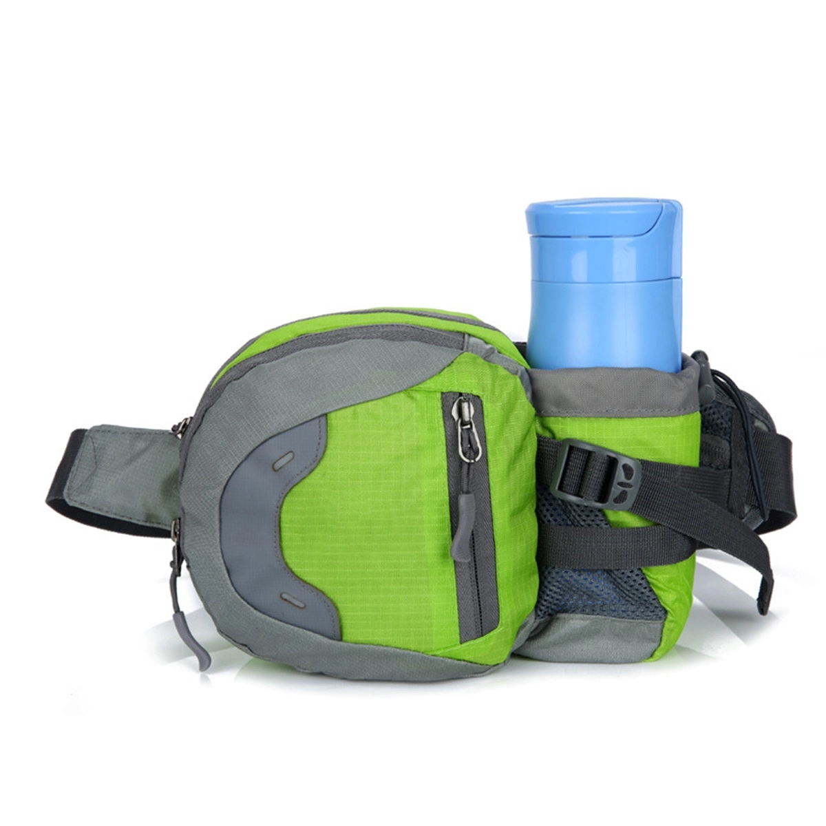 Portable Fanny Pack Sport Waist Bag with Bottle Holder 10