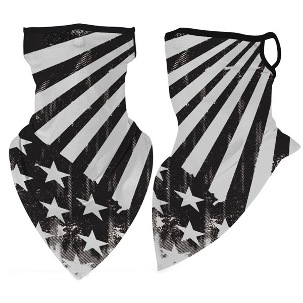 Sports Neck Gaiter Ear Loop Triangle Face Scarf 5