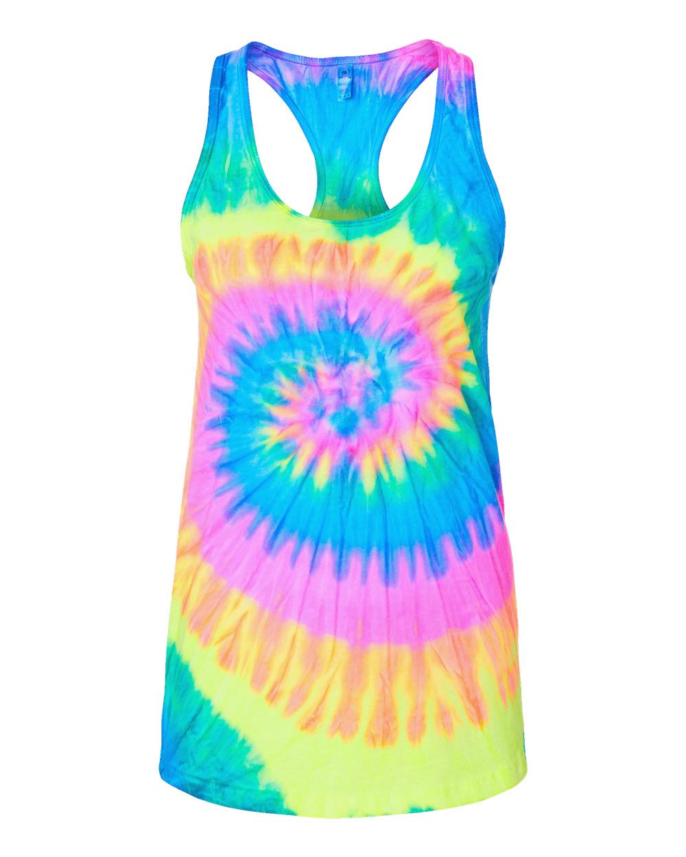 Women's Tie-Dyed Racerback Tank Top - 3400 34