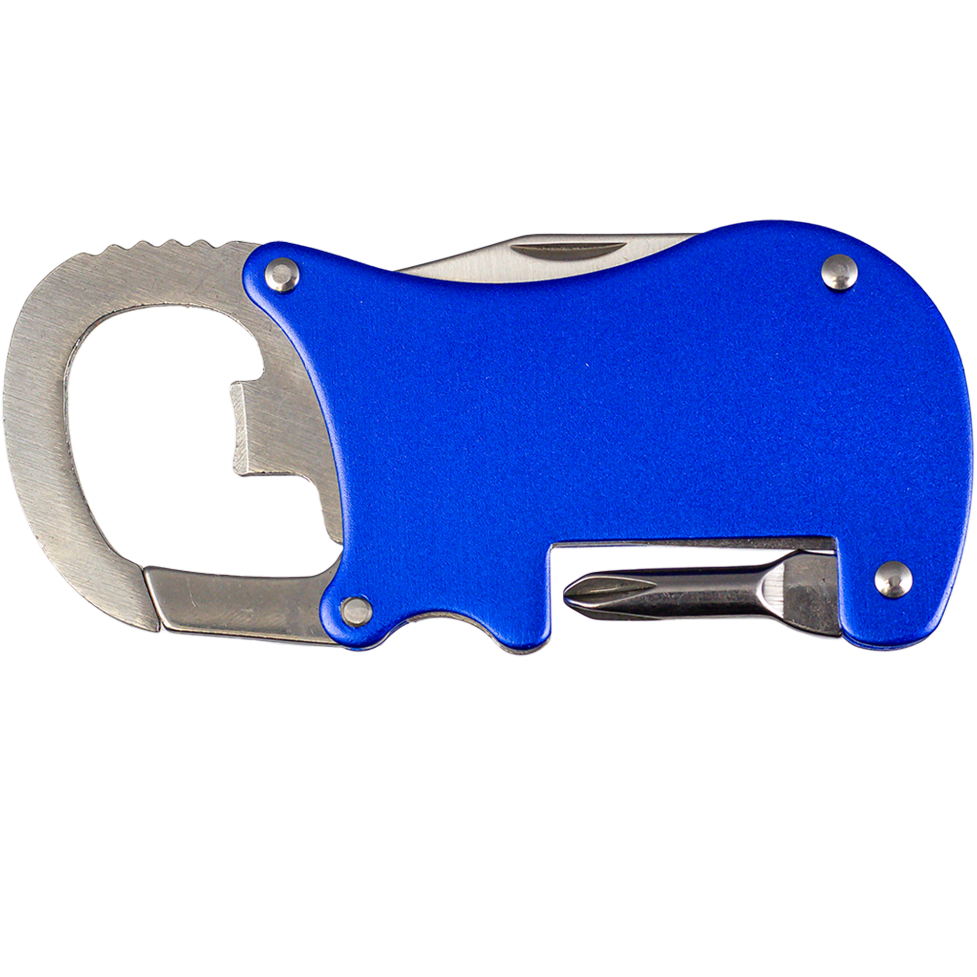 Bottle Opener Carabiner With Screwdriver & Knife 3