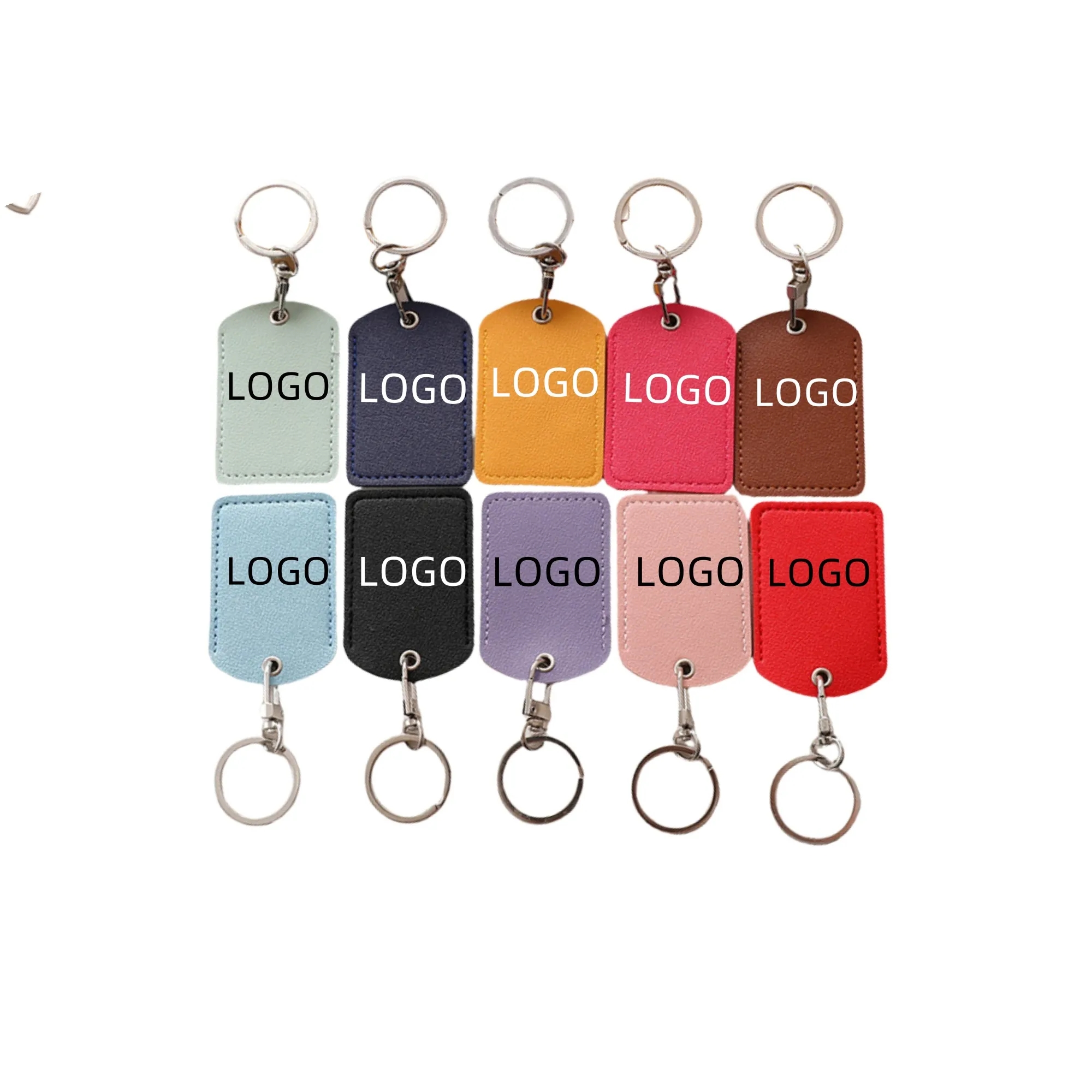Custom Engraved Leather Keychains 14