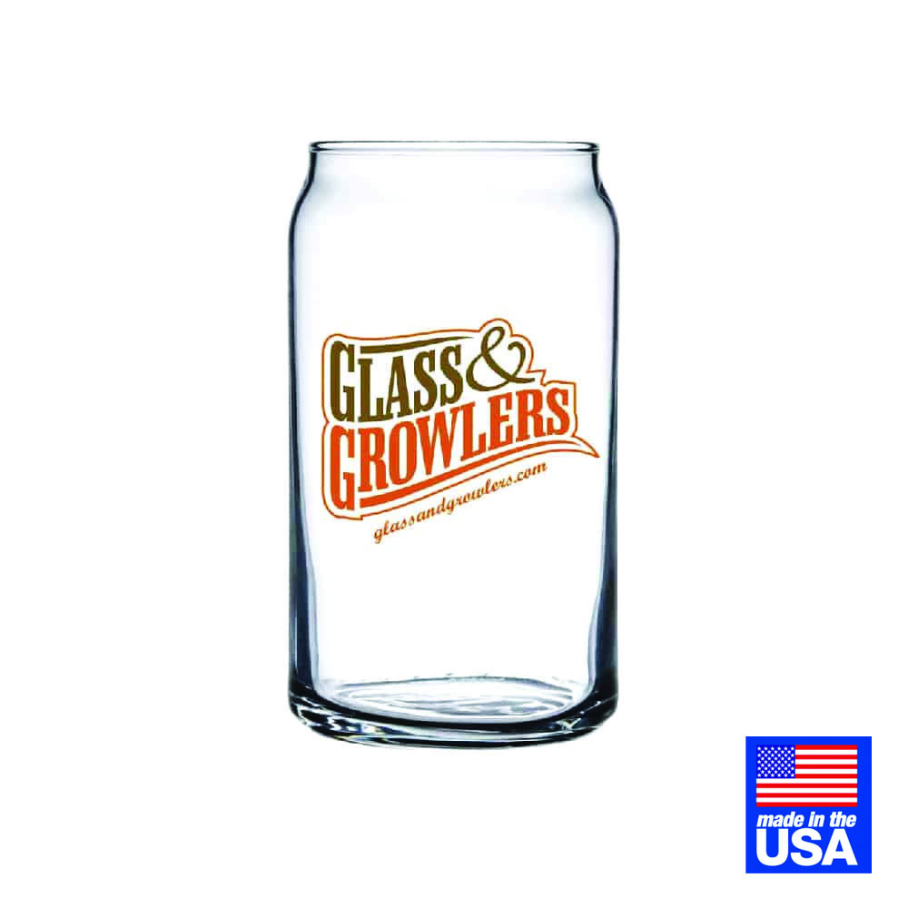 BEER CAN GLASS 16 OZ. (Made in the USA) 4