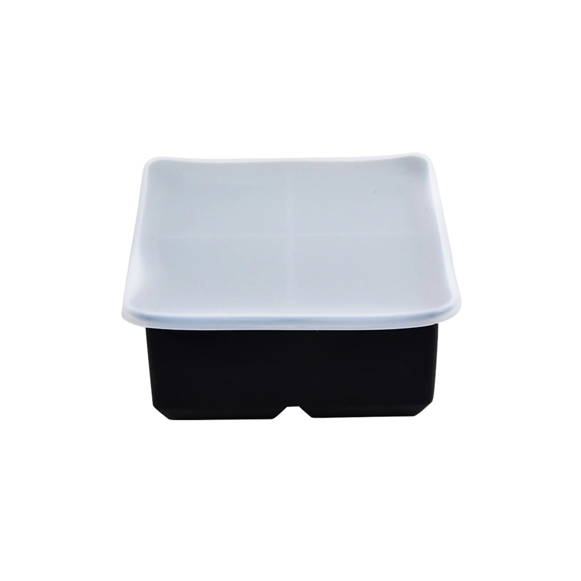 Silicone Square Ice Cube Tray With Lid 5