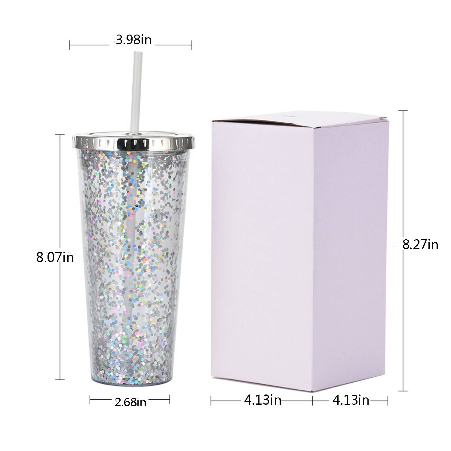 24oz Double Wall Insulated Tumbler Cup 2