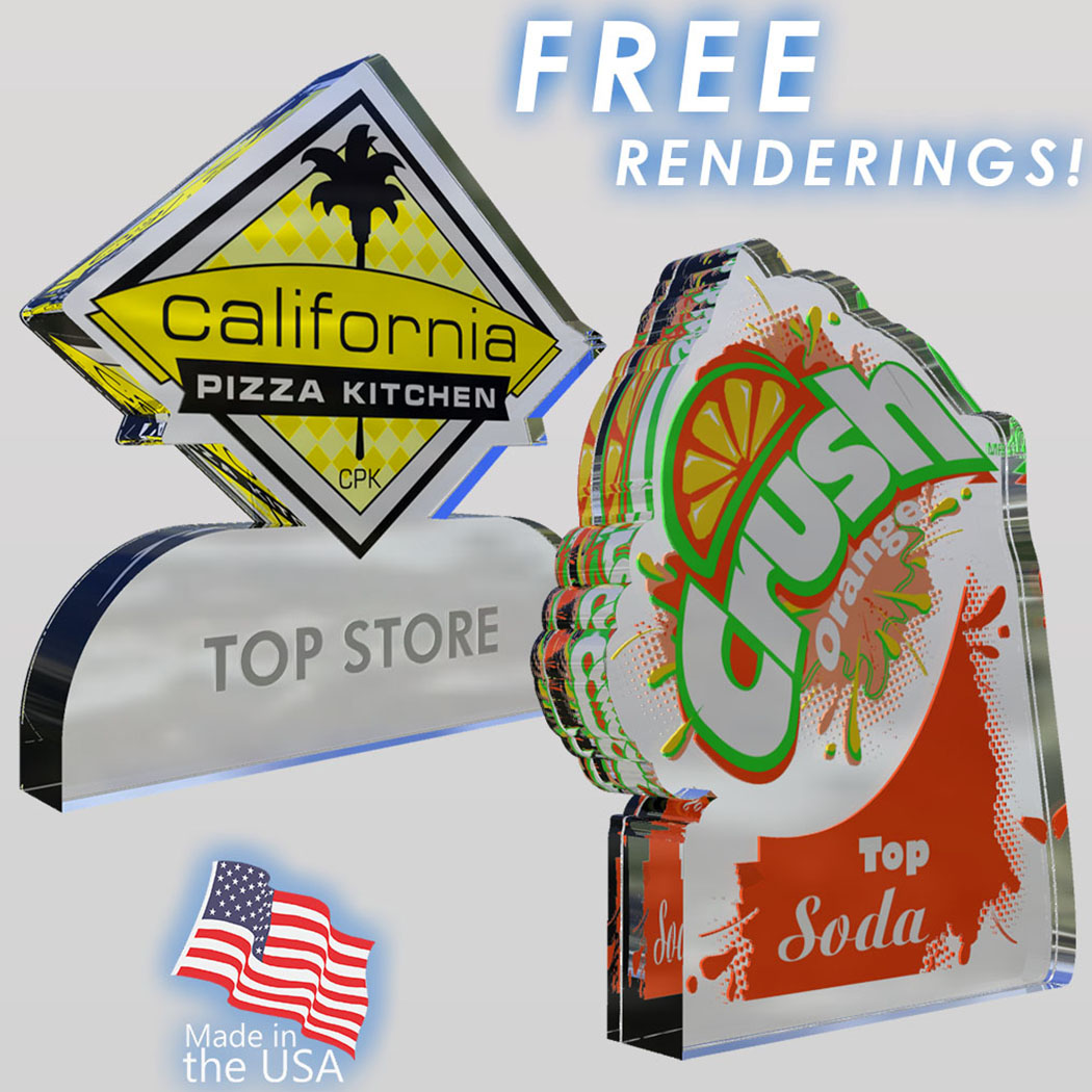 Logocut Series 50 Custom Acrylic Paperweight 3