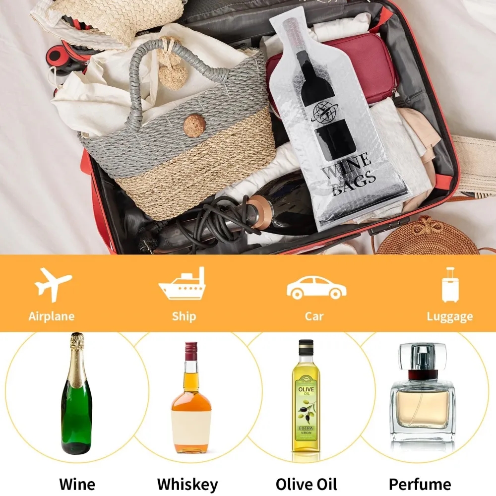 Leakproof Wine Bottle Travel Sleeve 2