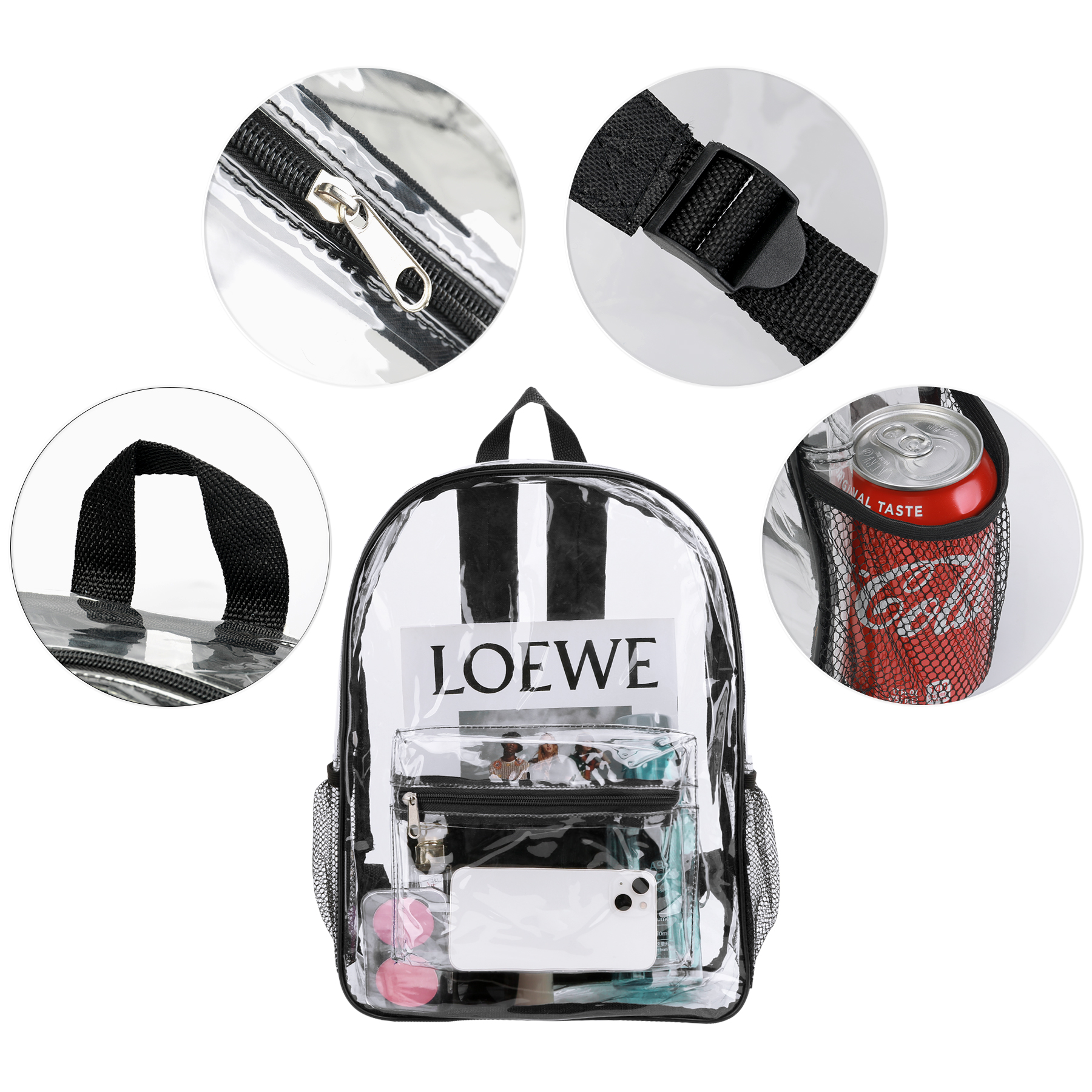 Security Clear PVC Backpack 3