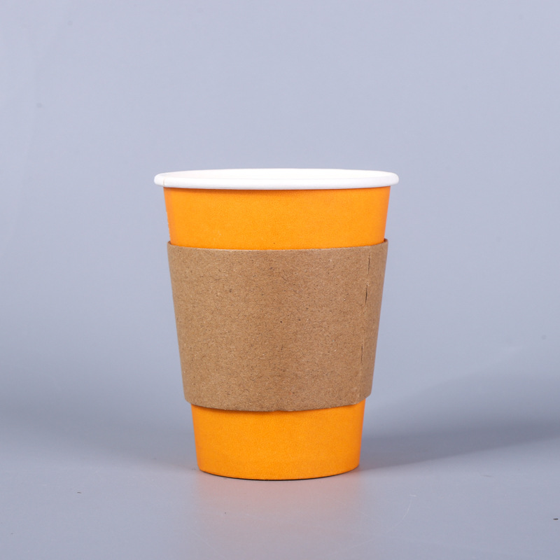 Kraft Paper Coffee Cup Sleeve 1