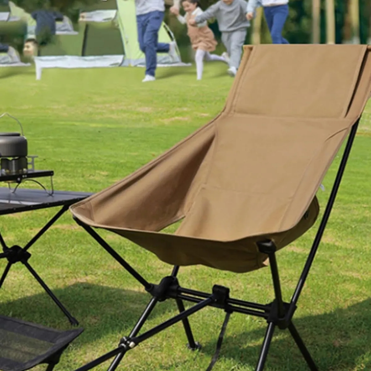 Adjustable Folding Outdoor Beach Moon Lounge Chair 4