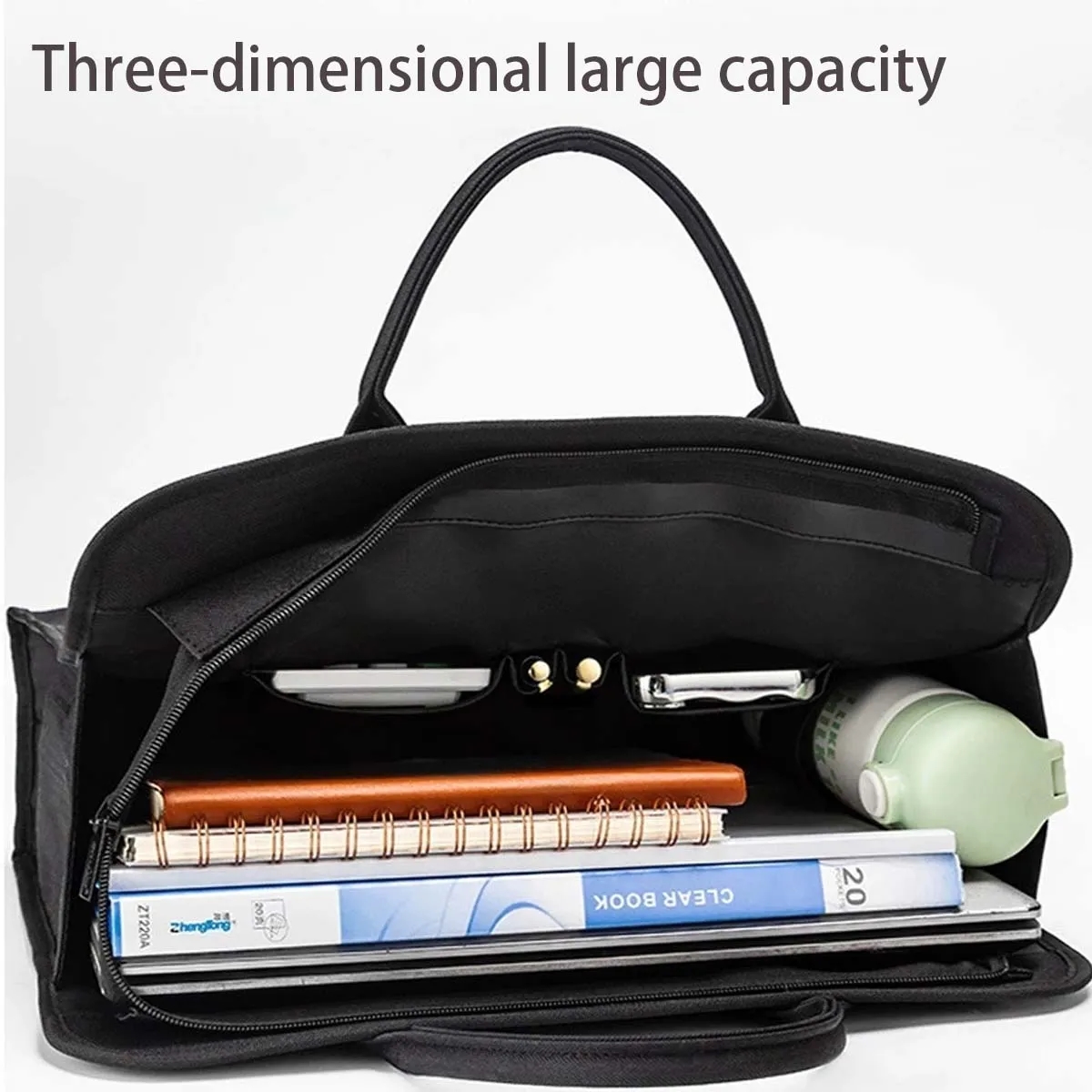 Large Capacity Briefcase Oxford Cloth Waterproof File Bag 2
