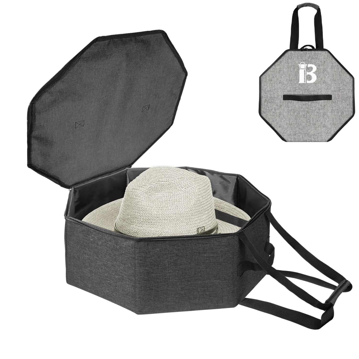 Foldable Hat Storage Bin W/ Lid 10