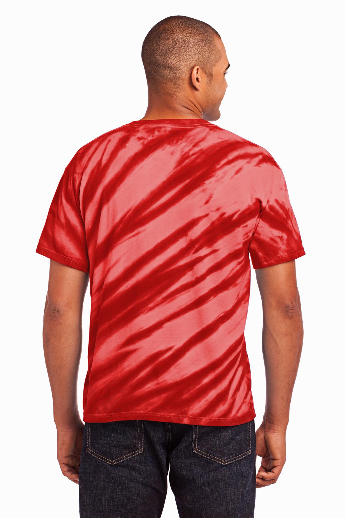 Port & Co Tiger Stripe Tie-Dye Tee. PC148 3