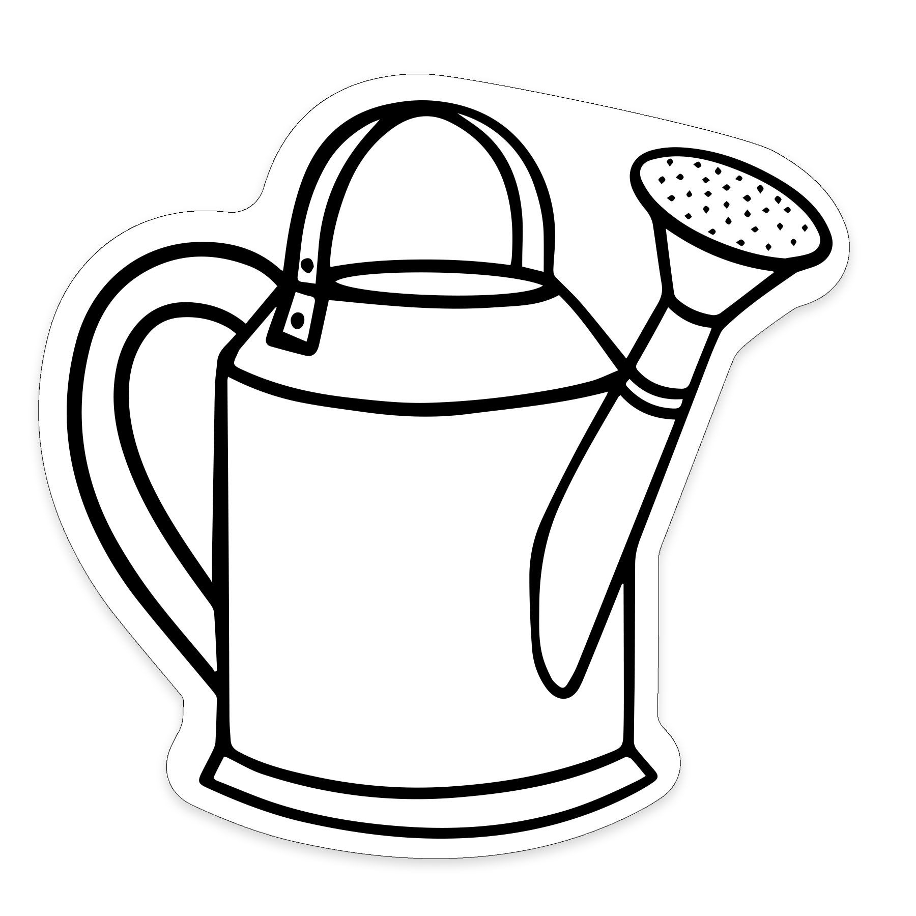 Watering Can Shaped NoteKeeper™ Magnet 35 Mil 5