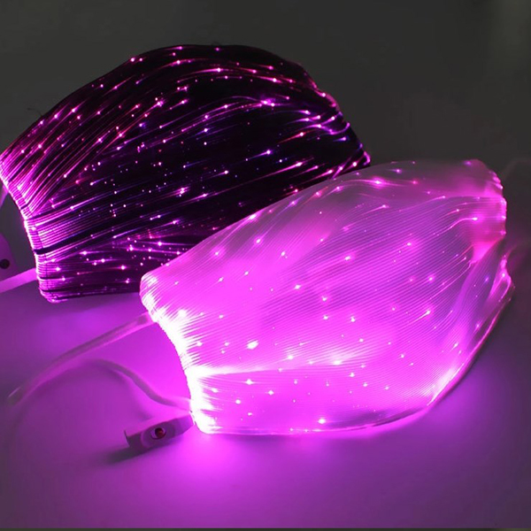Party Rave led mouth fabric luminous masks 3
