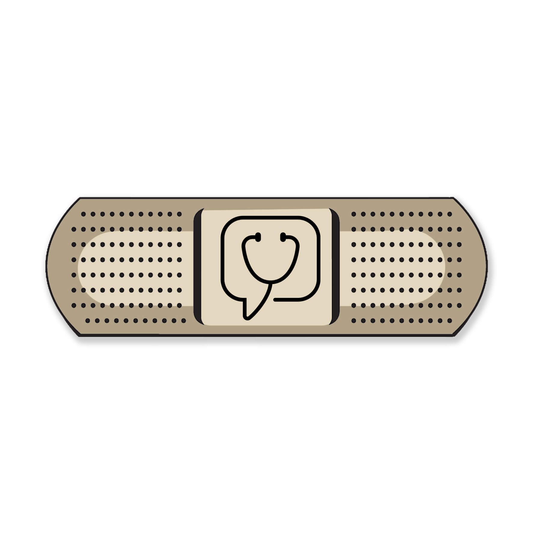 Bandage .88" x 2.81" NoteKeeper™ Magnet 20 Mil 1