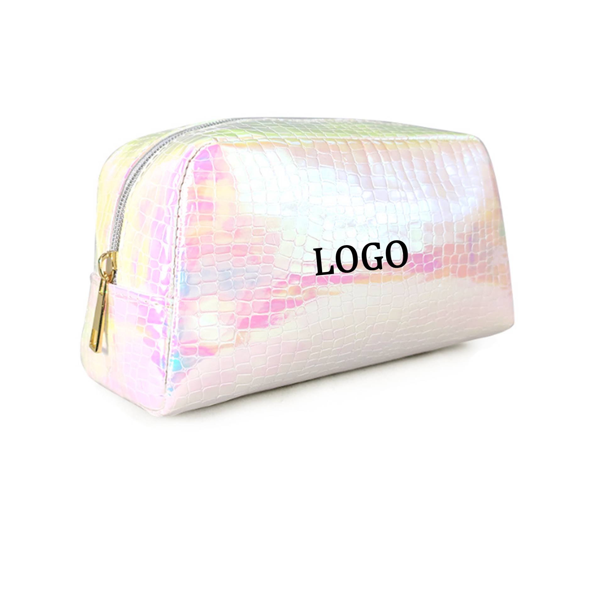 Snakeskin Pattern Laser Makeup Bag 2