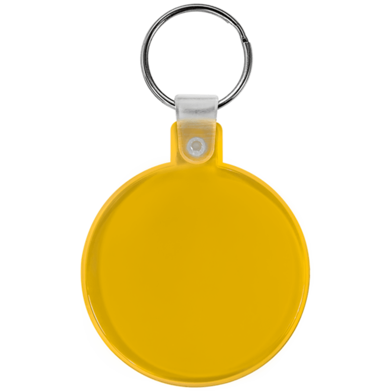 Circle Soft Plastic Keychains 3
