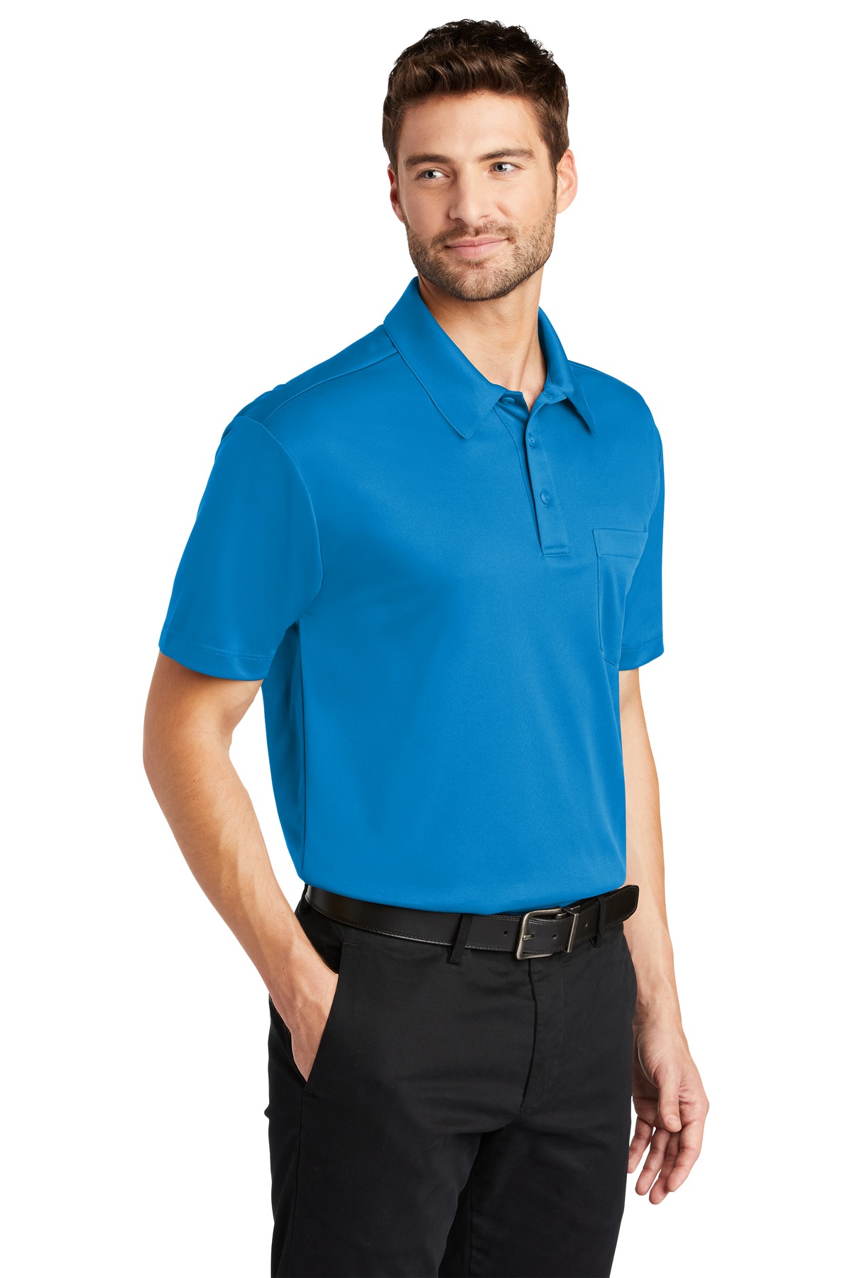 Port Authority Silk Touch Performance Pocket Polo. K540P 12