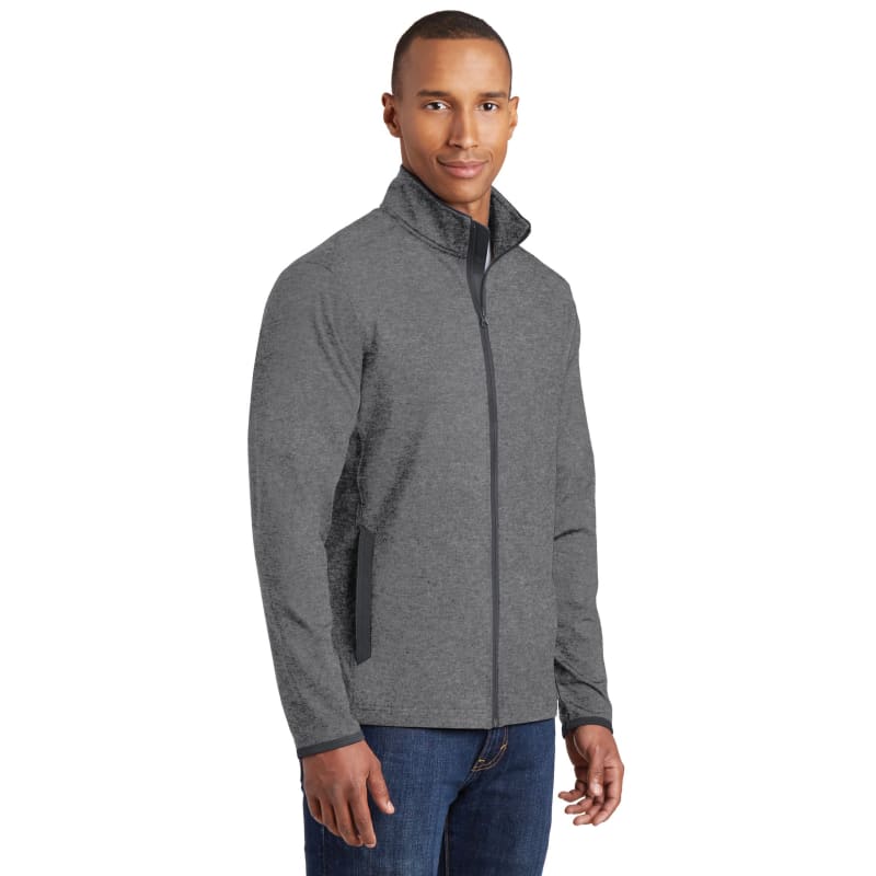 Sport-Tek Sport-Wick Stretch Contrast Full-Zip Jacket. 16