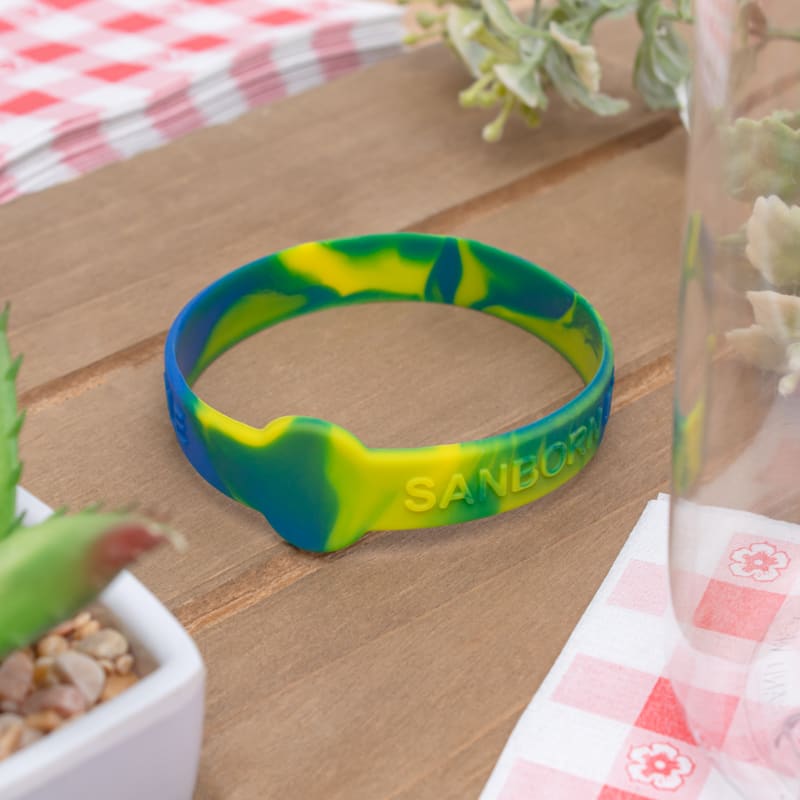 1/2 Inch Embossed Figured Wristbands 49