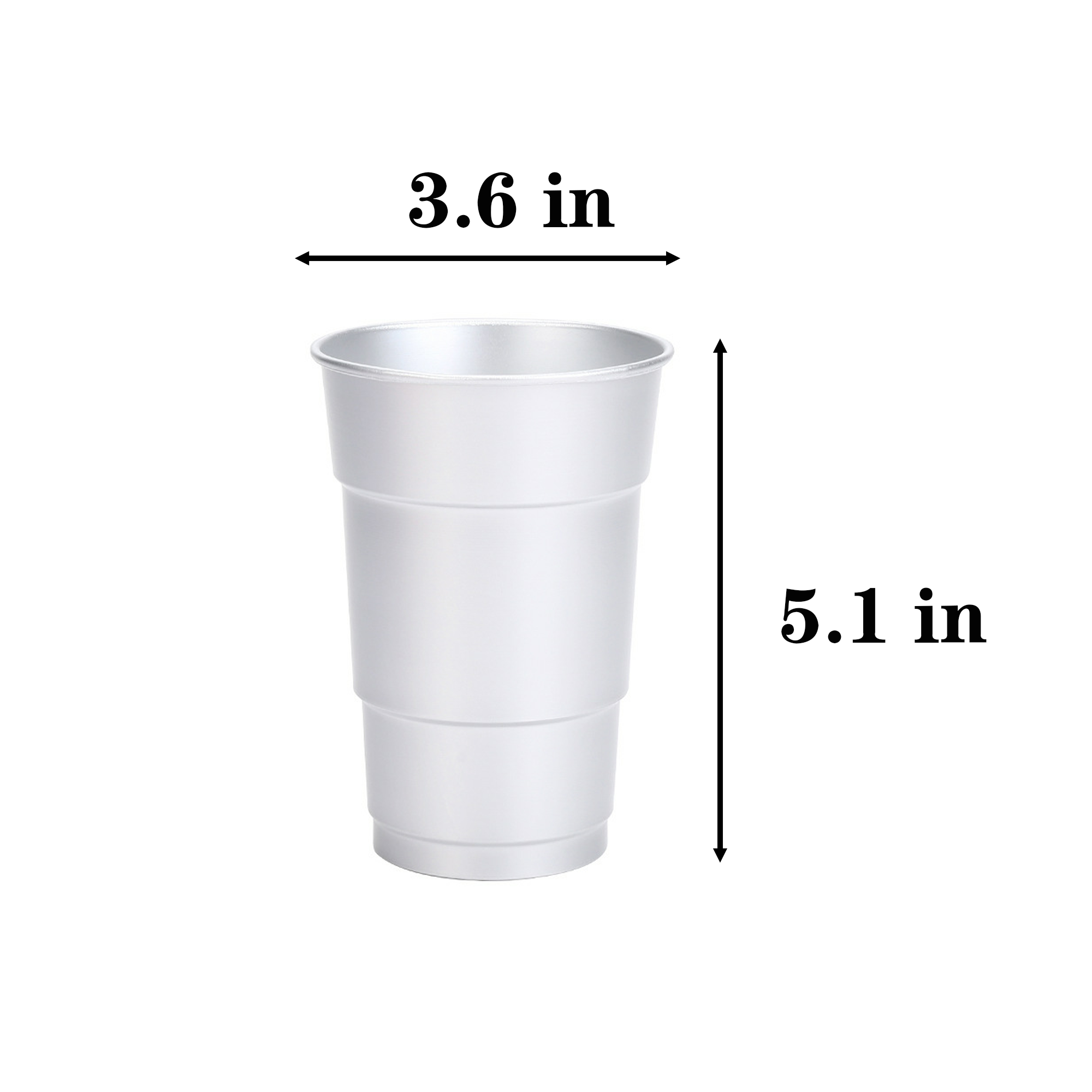 16 oz Aluminum Party Cup 3