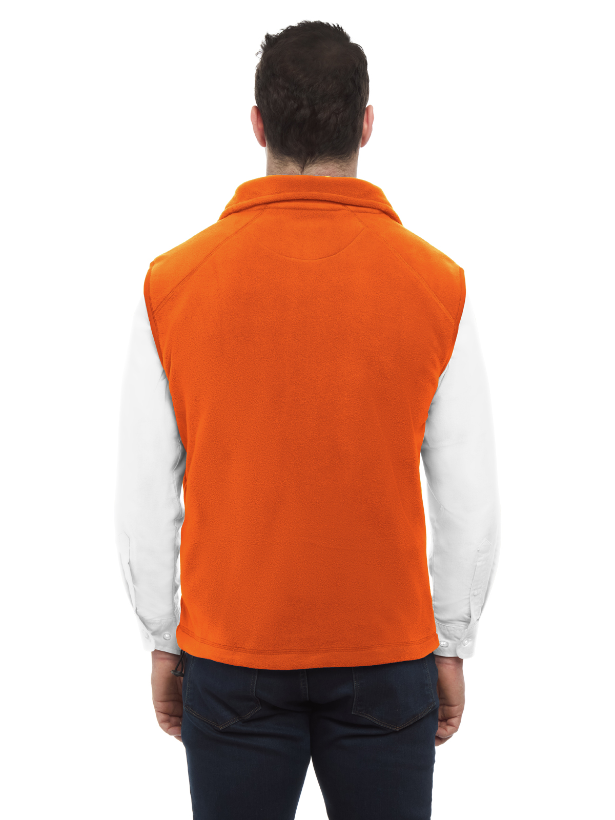 Blue Generation - Unisex 2-Pocket Micro Fleece Zip Front Vest 11