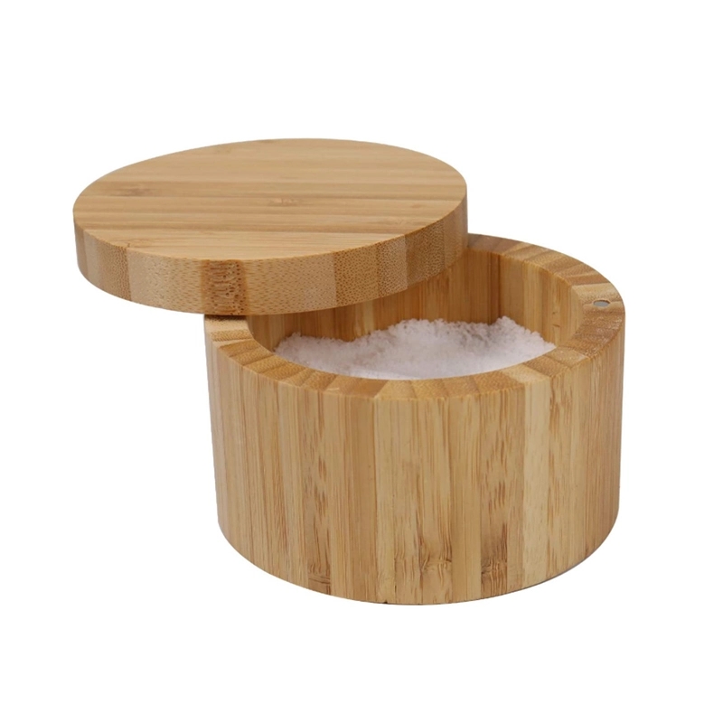 Round Bamboo Spice Rack 5