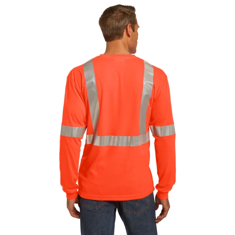 CornerStone ANSI 107 Class 2 Long Sleeve Safety T-Shirt. 6