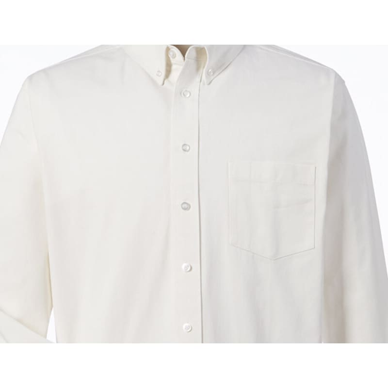 Harriton Men's Tall Foundation 100% Cotton Long-Sleeve Twill Shirt With Teflon™ 3