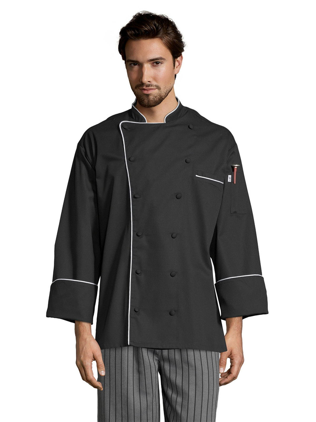 Uncommon Chef - Unisex Reinforced Bar Tacking Chef Coat 5