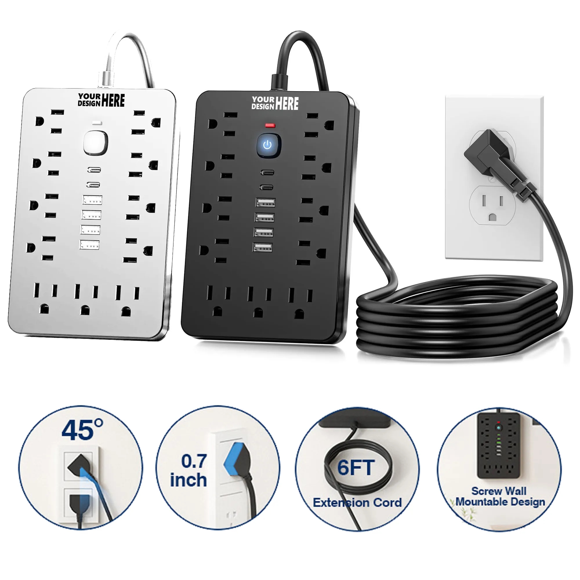 17-in-1 Fast Charge Power Strip