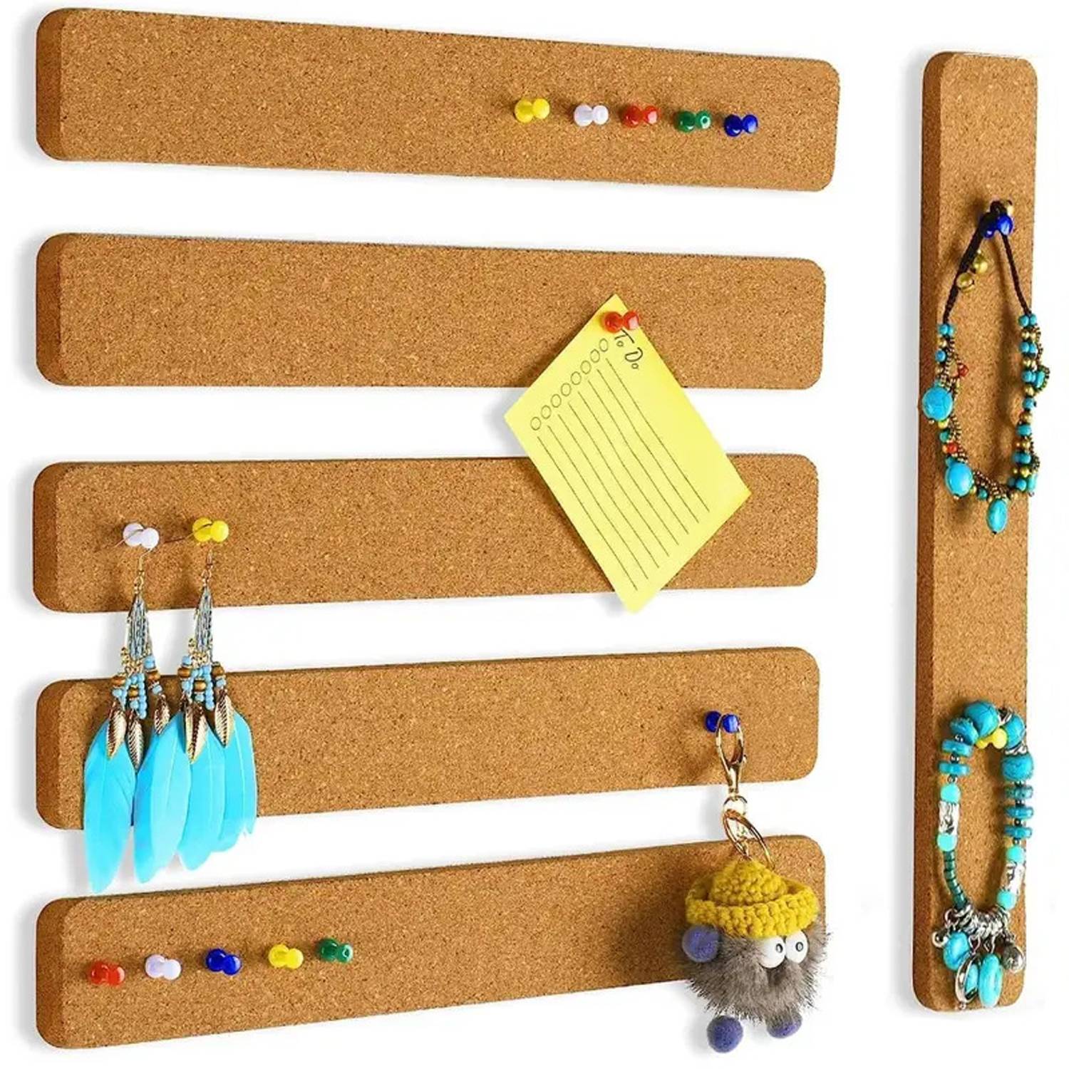 Self Adhesive Cork Bulletin Board Strips 5