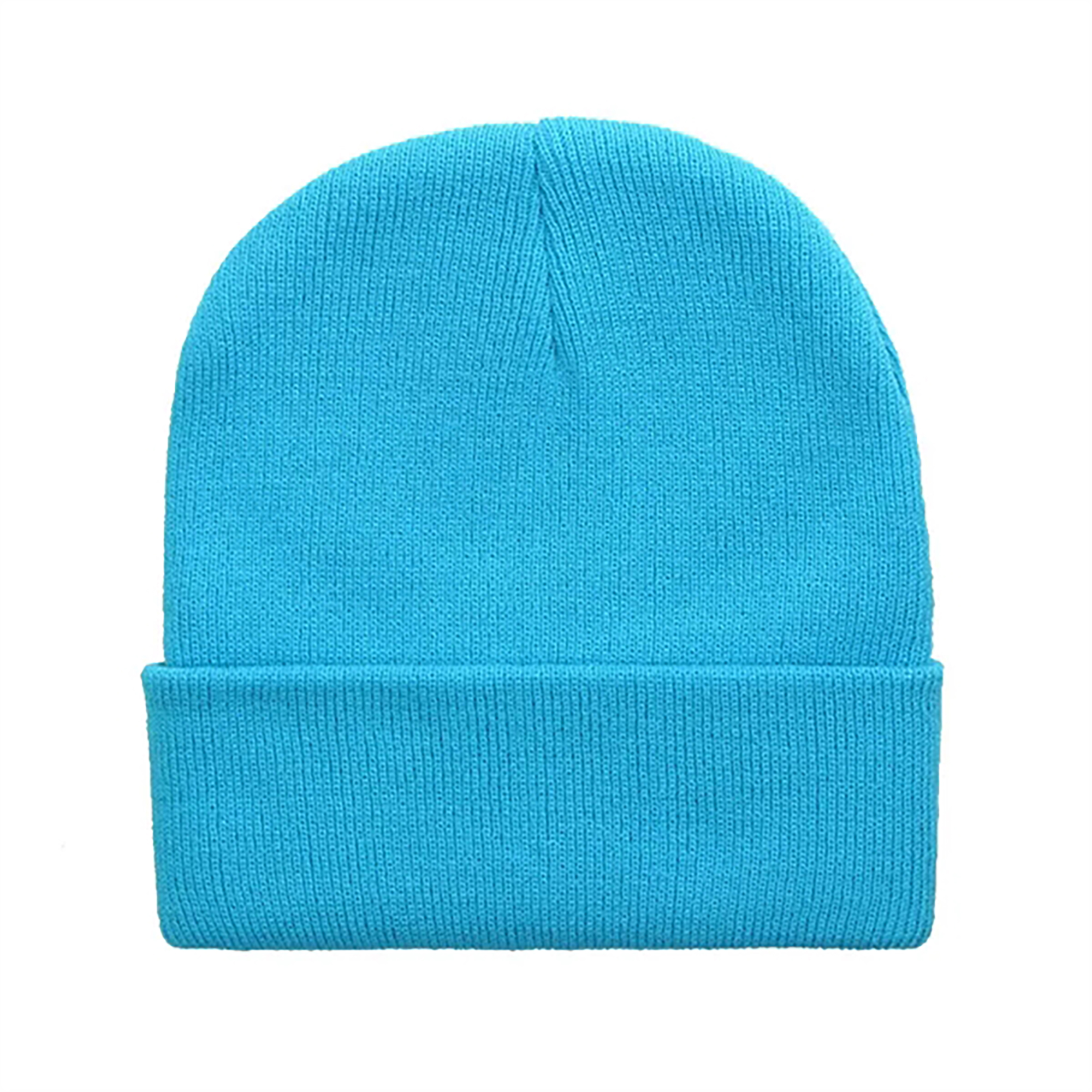 Classic Embroidered Knit Beanie Hat 9