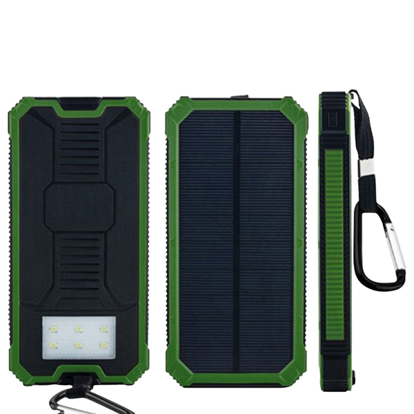 8000mAh Solar Power Bank W/Torch 20
