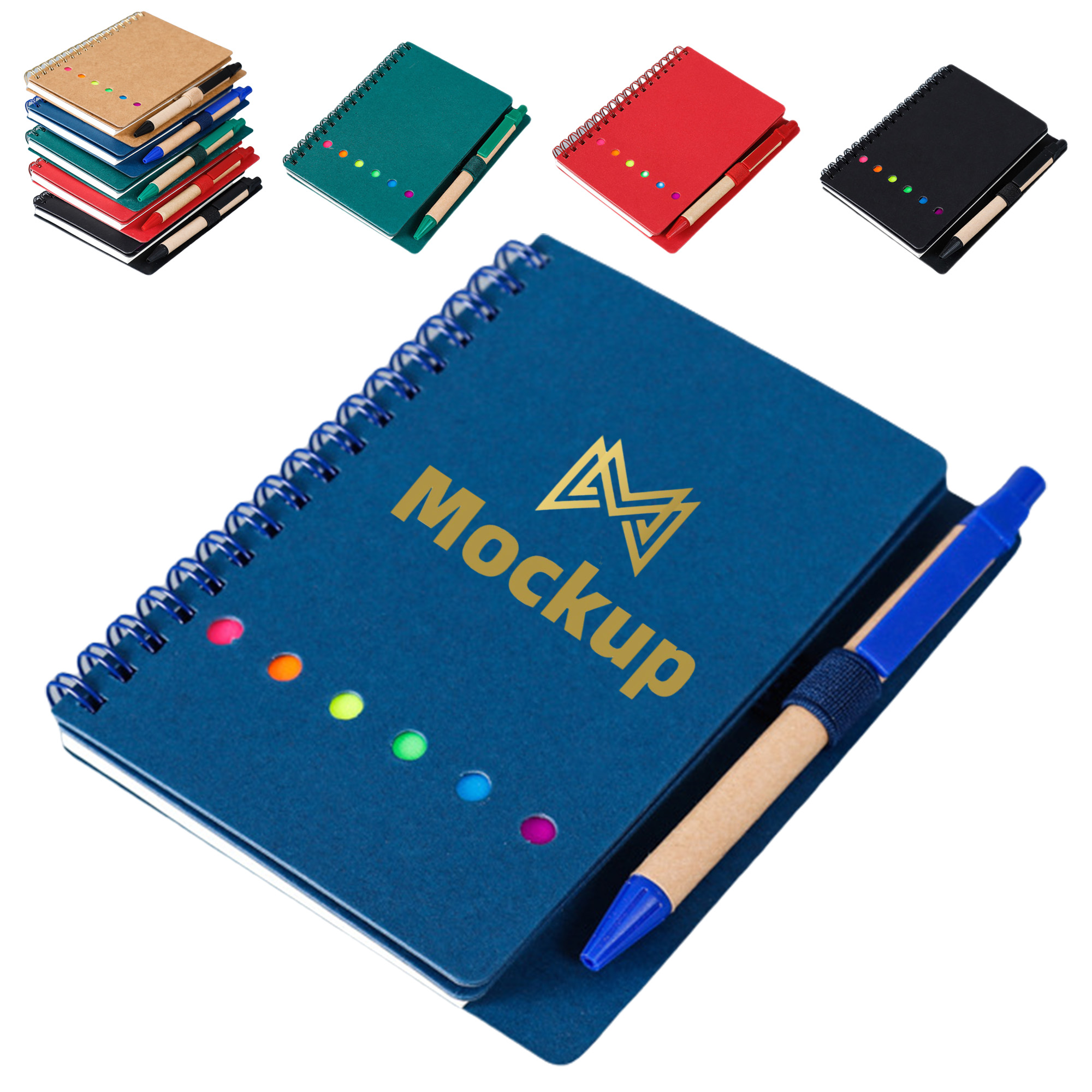 Spiral Notebook with Sticky Note 7
